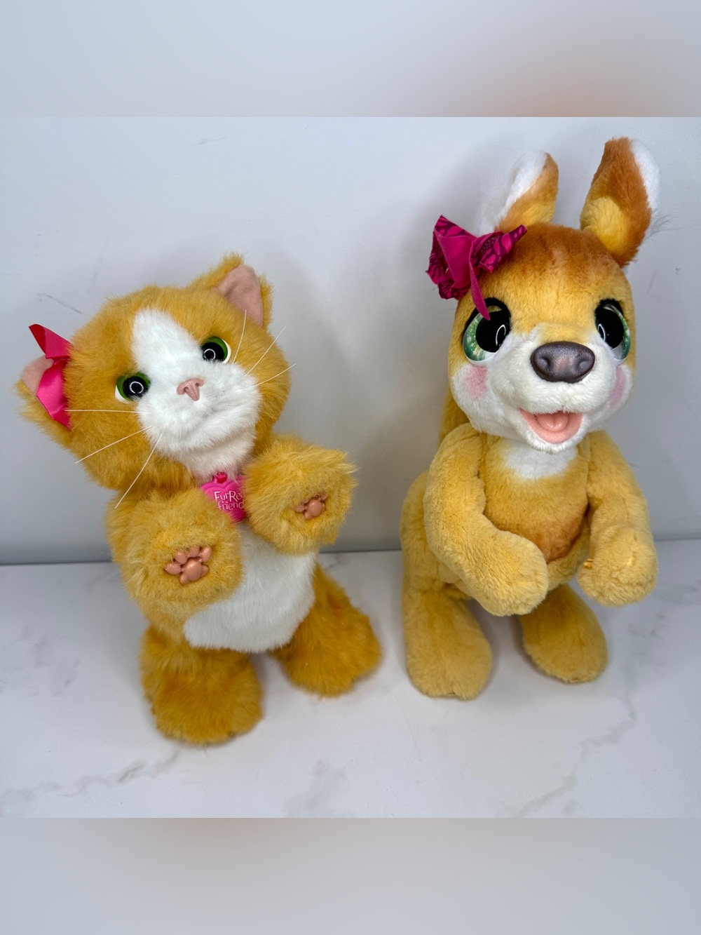 2 Fur Real Friends Interactive Cat & Kangaroo